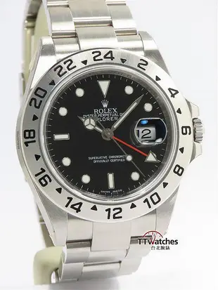 台北腕錶 Rolex 勞力士 Explorer II 16570 亂碼 防偽內圈 原廠膠膜 全新品 118476