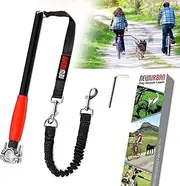 NEWURBAN - Dog Bike Leash - Easy Installation Removal - Hand Free Dog Bicycle - Exerciser Leash - for Exercising - Training Jogging - Cycling and Outdoor - Safe with Pets.r Large walky Plus Biking