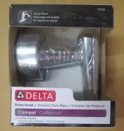 GRADY WHITE #10-1291 DELTA COMPEL COLLECTION ROBE HOOK POLISHED CHROME #77135