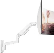 Wall Mount Monitor Arm for 17-49 Inch Ultrawide Monitors, Heavy Duty Single Moni