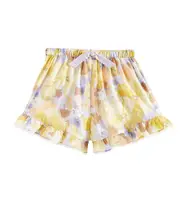 [Zimmermann Kids] Zimmermann Kids Pop floral ruffled cotton shorts Y 10 multicoloured