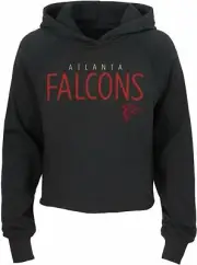 Outerstuff NFL Football Girls Atlanta Falcons Iced Out Long Sleeve Hoodie