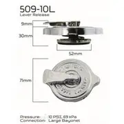 CPC Lever Release Radiator Cap - 509-10L