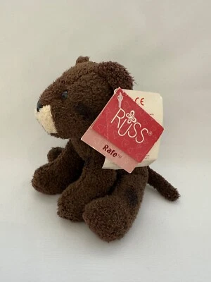 Russ Rafe cat Lion leopard soft toy brown comforter teddy bear Bnwt