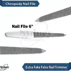 Podiatry Nail File Dual Sided Chiropody Manicure Extra Fake Nail Trimmer Filer