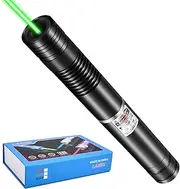 Rechargeable Green Laser Pointer High Power, Long Range Laser Pointer Green Visible Beam for Astronomy, Architecture, Outdoor Adventures