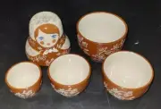 Temp-tations Floral Lace Stacking Doll Nesting Measuring Cups New NOS Kitchen
