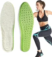 [Generic] Thick Insoles - Thick Insoles For Men | Extra Thick Insoles | Plush Form Insoles With Mugwort Extract | Thick Cushion Insoles | Breathable Thick Shoe Inserts, Comfortable Boot Insoles For Men, Women