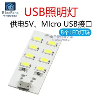 USB地攤燈應急鋁基板8個移動電源