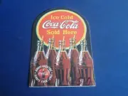 Coca-Cola '95 Top-Rounded Die-Cut Coke: 5 Coke bottles $10 Phone Card