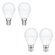 4w LED B15, E14 Fancy Round Globe Warm White 3000k, Daylight 5700k Dimmable
