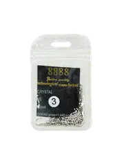Rhinestones Diamond Crystal Glass AB Nail Art Flat Back Gems SS3 1.4mm 1440pcs