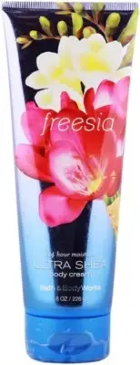 Bath and Body Works Freesia 24 Hour Moisture Ultra Shea Body Cream 8 oz
