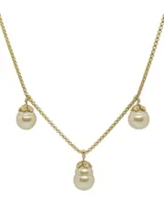 ALOR Classique Stainless Steel 11-12mm Pearl Necklace
