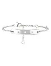 [Mocha] Isadora Aurelia Charm Bracelet in Silver
