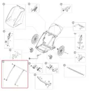 Thule Frame Front Upper Front Frame Double Up for Thule Chariot Cross Sports 2