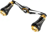 Dress Custom Handle for Daiwa, Shimano, Abu Garcia, Bait Reel, Vertex 3.9-5.1 inches (100-130 mm), Left and Right Use, Fishing Reel, Custom Parts, Handle, Lightweight, Durable