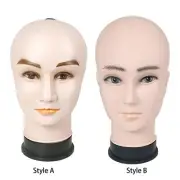 Male Bald Mannequin Head Training Head Model for Glasses Foam Making Display