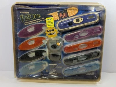 NIB Polaroid i-Zone Convertible Pocket Instant Camera Kit w-Faceplates/Scanner