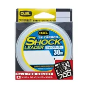 DUEL 504009 TB Carbon SHOCK Leader Super Fluorocarbon 100% #5 30m 20lb F/S Track