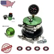 Durable 4" Boost Leak Tester - Stainless Steel 30 PSI Gauge for Turbo Cars