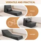 Folding Floor Sofa Bed Couch Futon Chaise Lounge Chair Mattress Comfy Sleeper