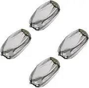 VANZACK 4pcs Fishing Mosquito Head Net Outdoor Mesh Net Hat Comfortable Breathable Head Mosquito Mesh Fishingman Bug