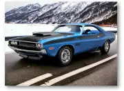 1970 Dodge Challenger Retro Refrigerator Locker Tool Box Fridge Magnet