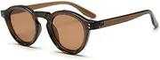 [LIGOES] Polarised Sunglasses Women Men Round Sunglasses TR90 Frame Retro Eyewear UV400