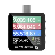 USB C Power Meter USB C Tester, USB Multimeter 0-50V 0-6A PD3.1 QC5.0 High Pr...
