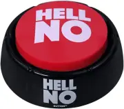 Hell No Button - 10 Funny Hell No Sound Button Sayings - Hilarious Talking Toy t