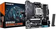 GIGABYTE B850M Gaming X WIFI6E Motherboard - AMD Ryzen 9000 Series CPUs, 10+2+2 Phases Digital VRM, up to 8200MHz DDR5 (OC), 1xPCIe 5.0 + 1xPCIe 4.0 M.2, 2.5LAN, WiFi 6E, USB 3.2 Gen 2