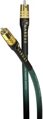 CARDAS PARSEC Digital INTERCONNECT Cable - 1.0M RCA Golden,Green,Silver