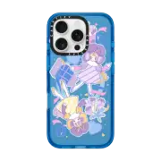 iPhone 16 Pro Impact Case MagSafe Compatible violet flower