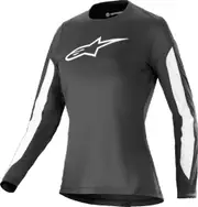Alpinestars Stella A-Dura Dri Astar Ladies Long Sleeve Bicycle Jersey, black, Size M for Women
