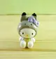 【震撼精品百貨】Hello Kitty 凱蒂貓~KITTY鎖圈-地域限定版吊飾-狐狸(灰)