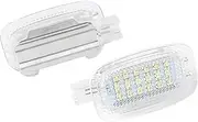 Pizgear White Led Courtesy Car Door Footwell Luggage Trunk Vanity Mirror Glove Box Light, for Benz, W204 W216 W212 C207 X204 GLK W221 R230 Courtesy Door Light