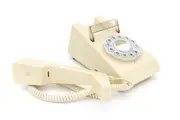 GPO TRIM PHONE PUSH BUTTON - IVORY