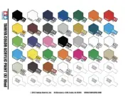 Tamiya Acrylic Paint Colours 81501-81535 X-1 to X-35 10ml Gloss Mini