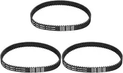 uxcell 3pcs HTD-5M Rubber Timing Belt 81 Teeth, 405mm Pitch Length x 15mm Width x 3.6mm Height, Closed Loop Pulley Timing Belt
