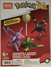 MEGA Construx - Pokemon Buildable Figures - UMBREON & ESPEON (125 Pieces) *NEW*