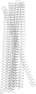 TEHAUX 10pcs Metal Spiral Coils Binder Calendar Coils Notebook Binder 11/34mm Inner Diameter