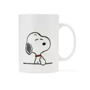 Snoopy Thinking Mug 350ml Peanuts Coffee Tea Cup Ceramic Gift Official