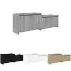 TV Cabinet Grey Sonoma Engineered Wood HiFi Cabinet TV Stand Furniture vidaXL