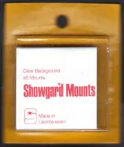 Showgard Clear Stamp Mounts "C" Moon Landing Size PreCut 40 Mounts