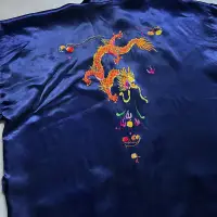 在飛比找蝦皮購物優惠-Vintage silk hand embroidery d