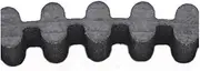 1pc DA-D5M Black Rubber Double-Sided Tooth Timing Belt Width 15/20/25mm D5M1200 D5M1225 D5M1235 D5M1250 D5M1270 D5M1295-D5M1870(Width-25mm,D5M-1420)