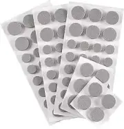 Assorted Round Self-Stick Noise Dampening Foam Cabinet Bumpers, 100 Pack,