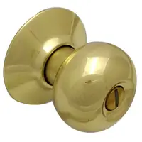 在飛比找樂天市場購物網優惠-廣安牌喇叭鎖 C9710 裝置距離60mm無鑰匙(金色)浴室