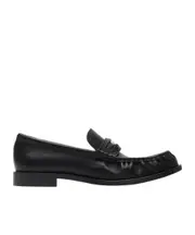 Burberry Cadet Ruched Detail Loafers 35,37.5,36,38.5,37,39.5,38,39,40,41 black